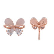 Blush Crystal Bow Earrings