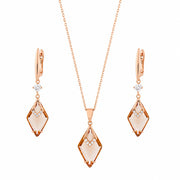 Rose Gold Diamond Jewelry Set