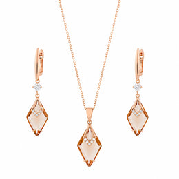Rose Gold Diamond Jewelry Set