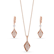 Rose Gold Diamond Jewelry Set
