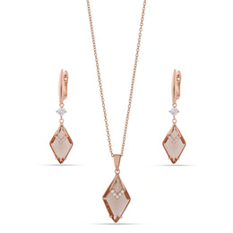 Rose Gold Diamond Jewelry Set