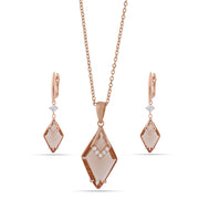 Rose Gold Diamond Jewelry Set