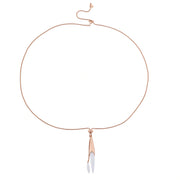 Rose Gold White Drop Set