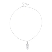 Moonlit Leaf Drop Jewelry Set