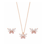 Blush Butterfly Crystal Set