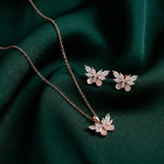 Blush Butterfly Crystal Set