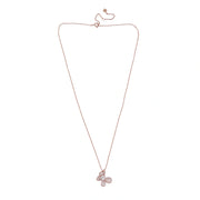 Rose Blush Butterfly Pendant Set