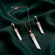 Rose Gold Prism Jewelry Set