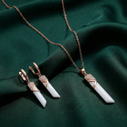Rose Gold Prism Jewelry Set