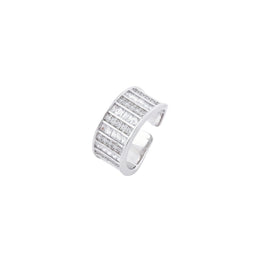 Radiant Baguette Open Ring