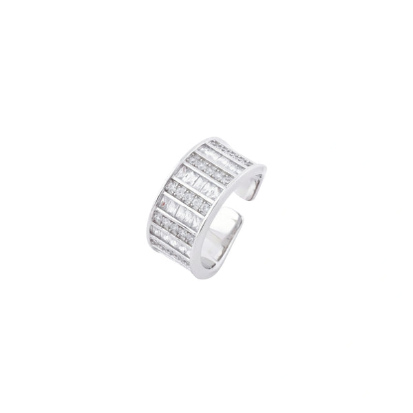 Radiant Baguette Open Ring