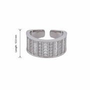 Radiant Baguette Open Ring