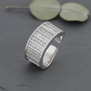 Radiant Baguette Open Ring