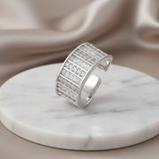 Radiant Baguette Open Ring