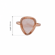 Blush Rose Quartz Ring