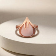 Pink Aura Statement Ring