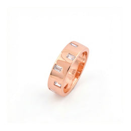 Radiant Baguette Crystal Ring