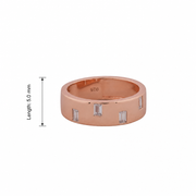 Radiant Baguette Crystal Ring