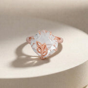 Blush Crystal Vine Ring