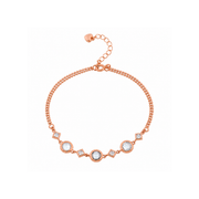 Rose Gold Luna Charm Bracelet