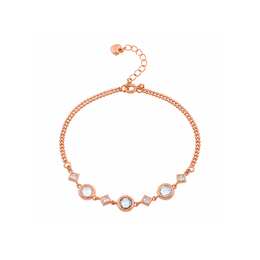 Rose Gold Luna Charm Bracelet