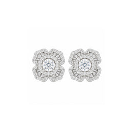 Radiant Floral Spark Studs