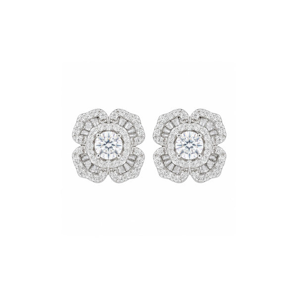 Radiant Floral Spark Studs