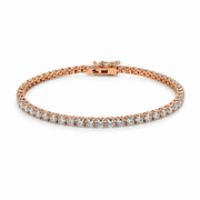 Blush Spark Tennis Bracelet