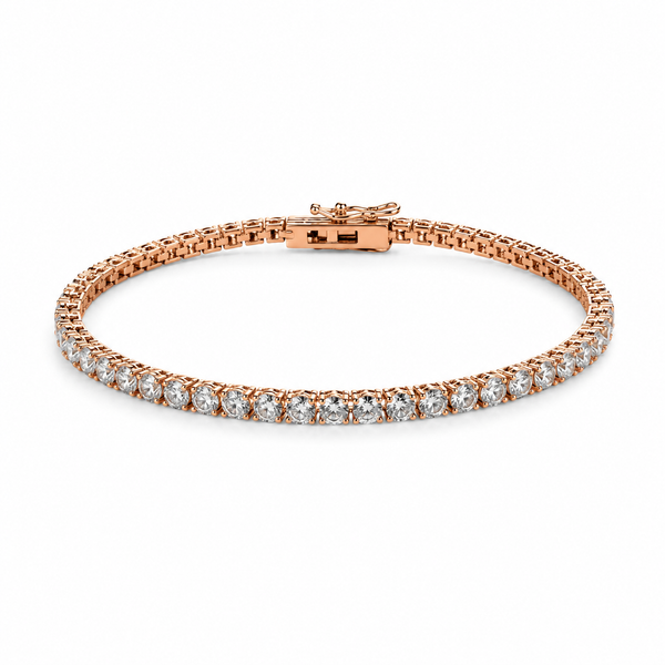 Blush Spark Tennis Bracelet