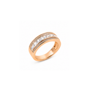 Rose Gold Princess Band Ring