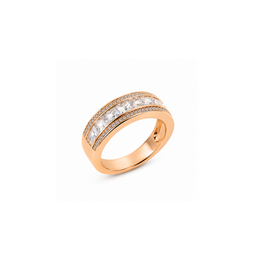 Rose Gold Princess Band Ring
