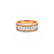 Rose Gold Princess Band Ring