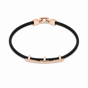 Rose Gold Hexa Charm Bracelet