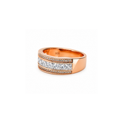 Rose Gold Princess Band Ring